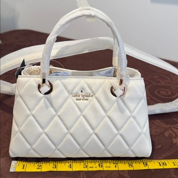 ♠️Kate Spade New York Carey Quilted Leather Satchel. - Picture 11 of 15